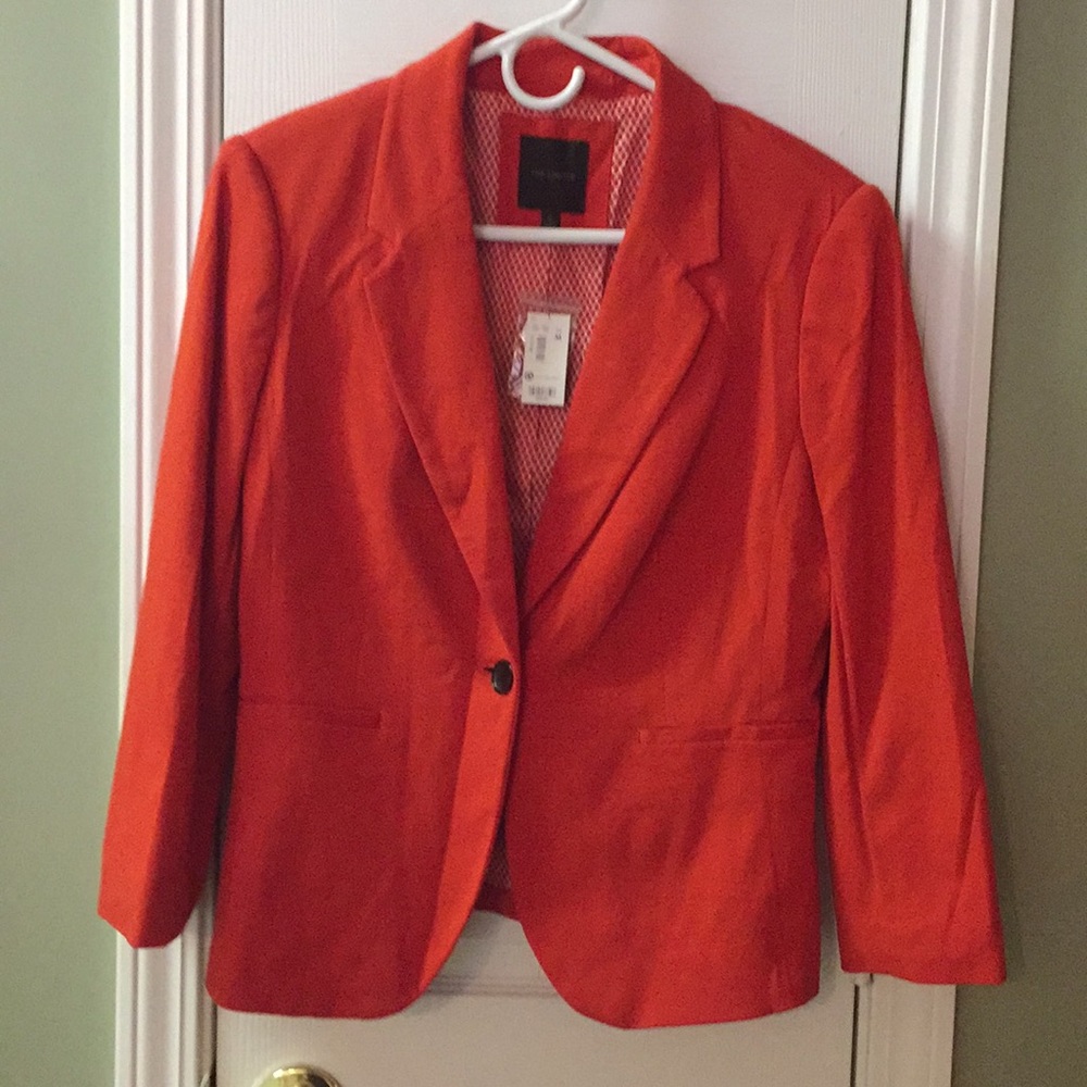 The Limited Orange Blazer